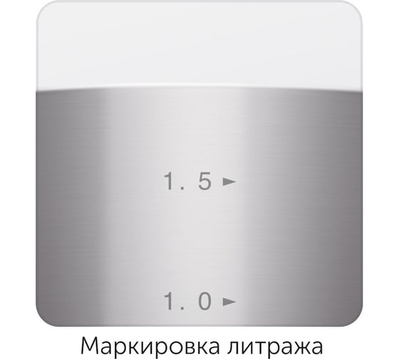 Ковш NADOBA VORSA со стеклянной крышкой, 16 см/2,0 л, 727114