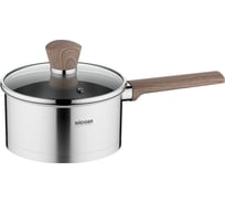 Ковш NADOBA LUDVA со стеклянной крышкой, 16 см/1,7 л, 727014