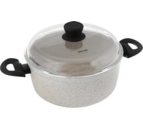 Кастрюля NADOBA MARMIA с антипригарным покрытием, с крышкой, 24 см/4,2 л, 728311