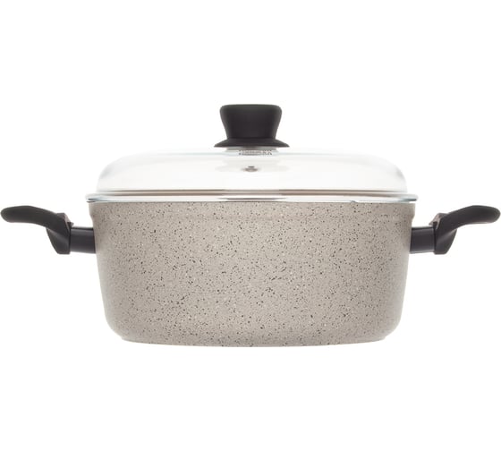 Кастрюля NADOBA MARMIA с антипригарным покрытием, с крышкой, 24 см/4,2 л, 728311