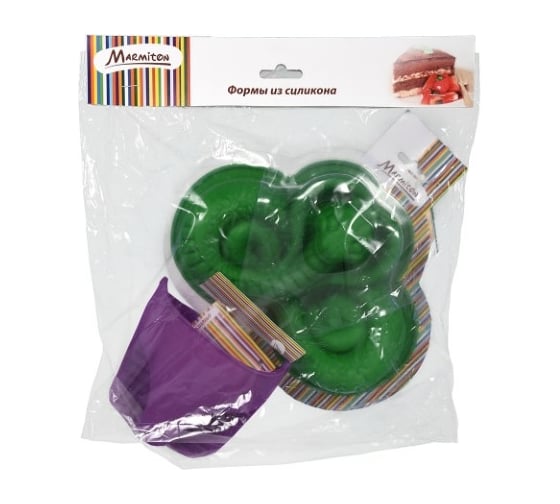 Силиконовый кулинарный набор MARMITON Змея 2 предмета форма для выпечки прихватка 17023 1