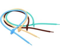 Силиконовые завязки для кулинарии MARMITON 43 см, 4 шт, цвет в ассортименте 12109