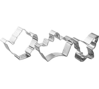 Формочки для печенья MARMITON Принцесса 8-10 см, 3 шт, нержавеющая сталь 17061