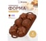 Силиконовая форма MARMITON Цветочки 29х17 см, 6 ячеек, цвет в ассортименте 17203 2