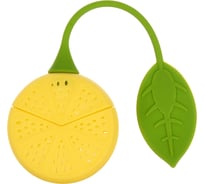 Силиконовое ситечко для заваривания чая MARMITON Лимон, 18х5х2 см 16138