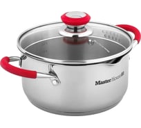 Кастрюля Master House со стеклянной крышкой Rosse-3,0 60481