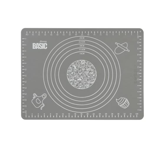 Силиконовый кулинарный коврик MARMITON Basic со шкалой, 40x30 см 17408