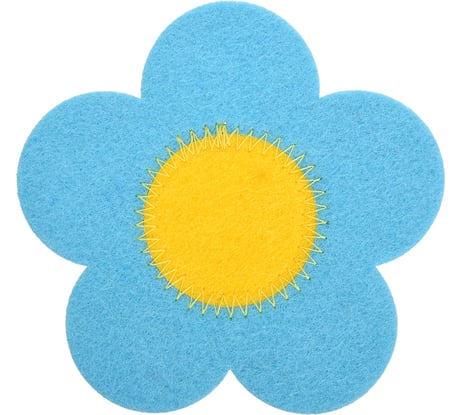 Подставка MARMITON Цветочек фетровая 11х11 см, цвет в ассортименте 16159