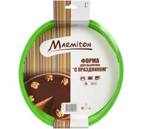 Силиконовая форма MARMITON С праздником 27,5х5 см, цвет в ассортименте 16120