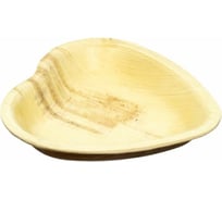 Тарелка PAPSTAR СЕРДЦЕ ЭКО ПАЛЬМОВЫЙ ЛИСТ, 155х165 мм, 25 шт PS-85501