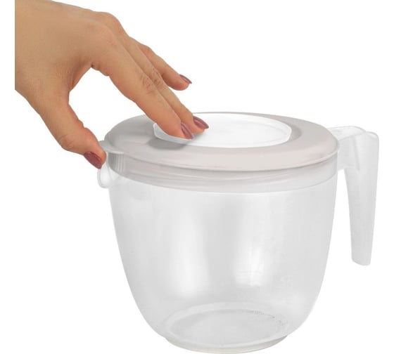 Емкость для миксера Plast Team Helsinki, 1,9 л, пепельный жемчуг 282132