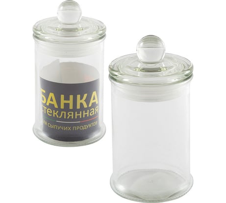 Стеклянная банка для сыпучих продуктов Mallony BANCA с крышкой объем 0.15 л 003599
