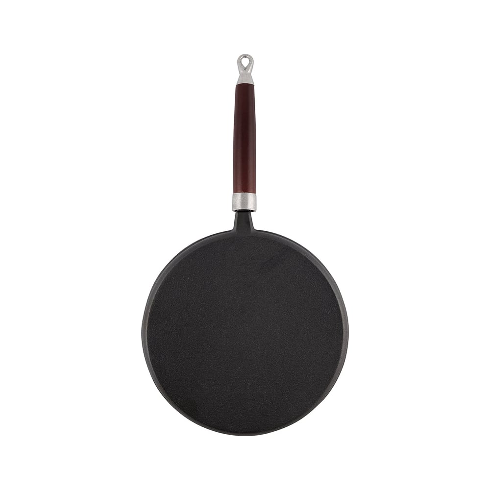 Чугунная блинная сковорода Mallony PCIF-22, диаметр 22 см, промасленое ...