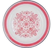 Блюдо Сибирские товары Узор Индийский 2 л с орнаментом красный ТП10844