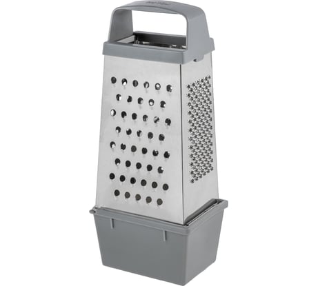 Универсальная терка Mallony с пластмассовой ручкой и контейнером 450 мл 00 3525