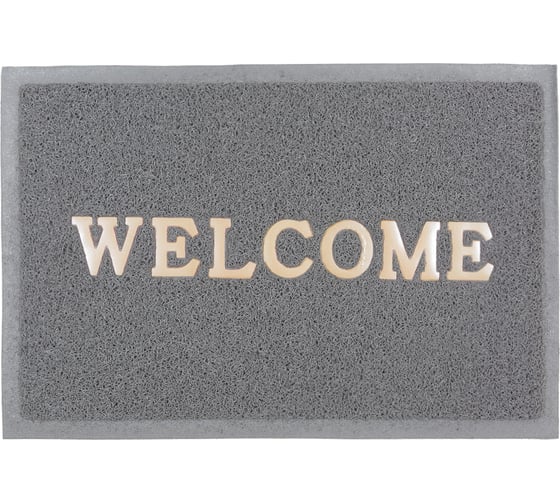 Коврик Sunstep Spongy Welcome 80х120 см, серый 38-481