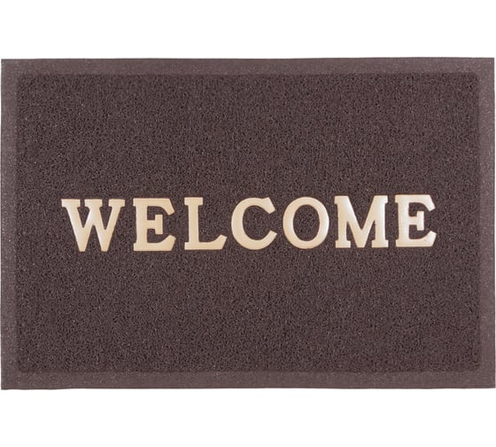 Коврик Sunstep Spongy Welcome 80х120 см, коричневый 38-482