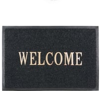 Коврик Sunstep Spongy Welcome 80х120 см, черный 38-483