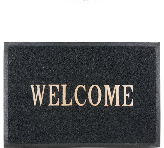 Коврик Sunstep Spongy Welcome 80х120 см, черный 38-483