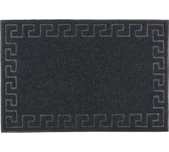 Коврик Sunstep Spongy Меандр 60х90 см, черный 38-323