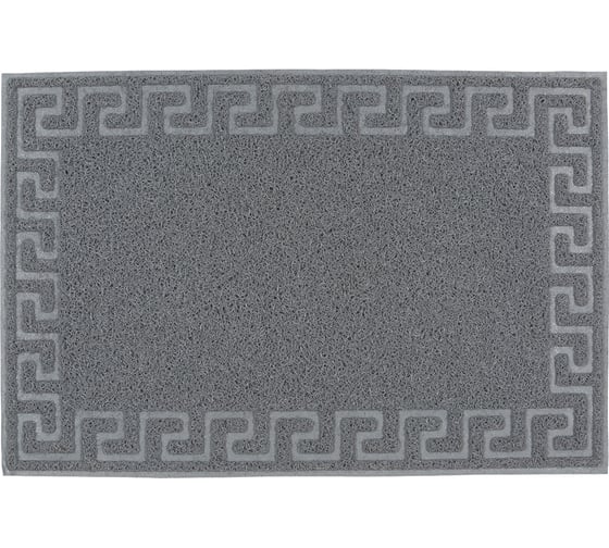 Коврик Sunstep Spongy Меандр 60х90 см, серый 38-321