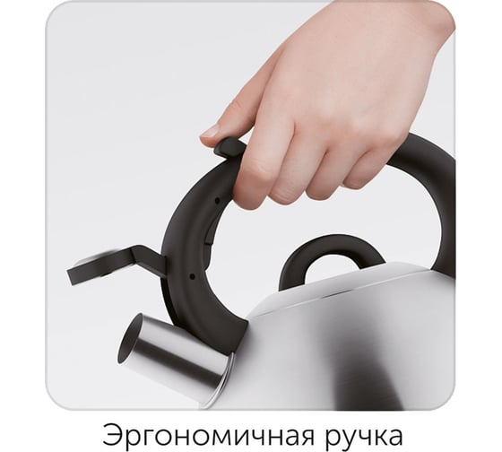 Чайник со свистком NADOBA VIRGA 3,8 л, 731001