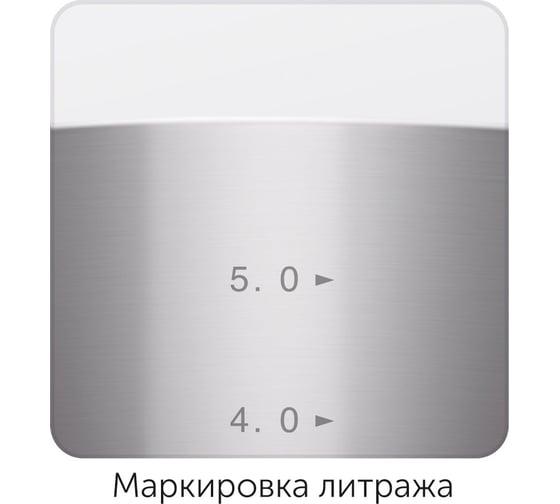 Кастрюля NADOBA VORSA со стеклянной крышкой, 24 см/7,1 л, 727111