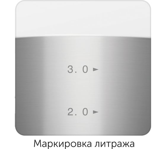 Кастрюля NADOBA LUDVA со стеклянной крышкой, 24 см/5,6 л, 727011
