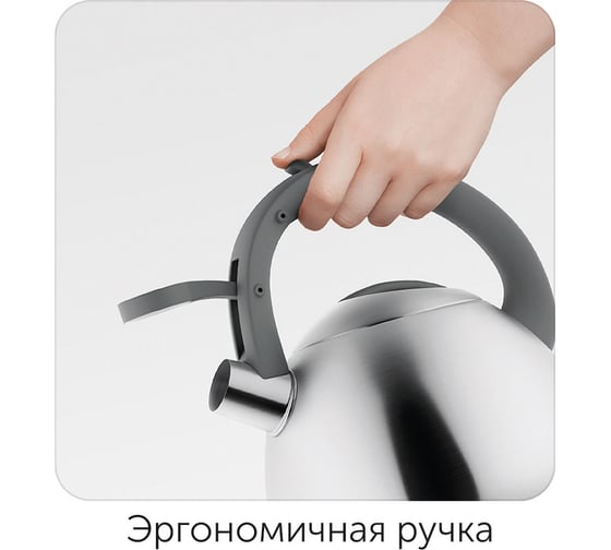 Чайник со свистком NADOBA NITA 2,7 л, 726902