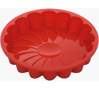 Форма NADOBA MILA для выпечки в виде цветка силиконовая 23x23x45 см 762023