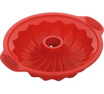 Форма NADOBA MILA для круглого кекса, силиконовая, 29,5x25,5x6,2 см, 762020