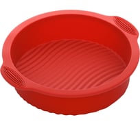 Форма NADOBA MILA для выпечки круглая, силиконовая, 28x25x6 см, 762011