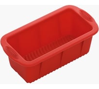 Форма NADOBA MILA для кекса, силиконовая, 25,5x13x7,2 см, 762012