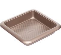 Форма NADOBA RADA квадратная, стальная, антипригарная, 24,5х24,5х5 см, 761013