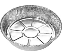 Форма для выпечки Mallony LAMINA размер 205x205x47 см из алюминиевой фольги, круглая, одноразовая 006048