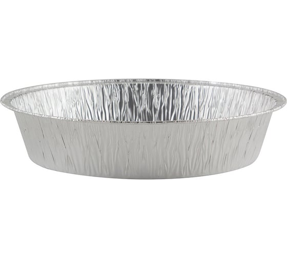 Форма для выпечки Mallony LAMINA размер 205x205x47 см из алюминиевой фольги, круглая, одноразовая 006048