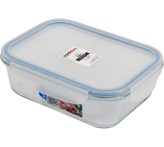 Контейнер Pomi d'Oro стекло прямоугольный 0,98 л RUS-575047 1