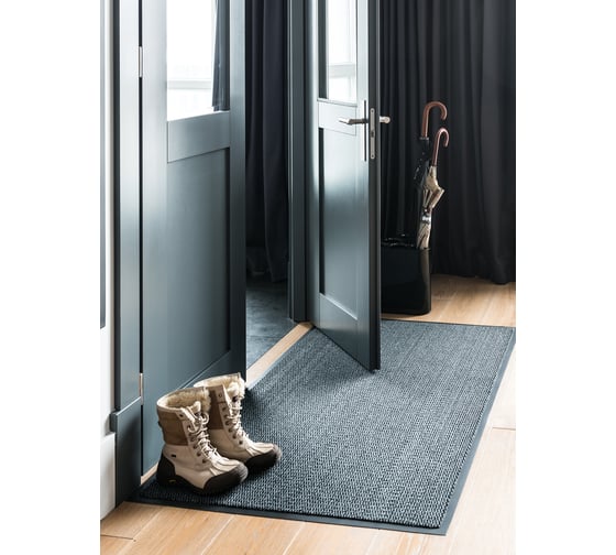 Коврик придверный Велий Сатурн антрацит 90х150 С30Т0915
