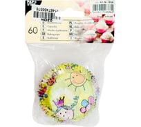 Круглая бумажная капсула-тарталетка PAPSTAR 25х50 мм 4 дизайна PS-18338