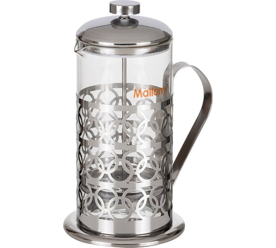 Чайник/кофейник Mallony кофе-пресс Olimpia T046-1000ML сталь 950093