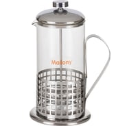 Чайник/кофейник Mallony кофе-пресс CELLULA B511-1000ML из жаропрочного стекла 1 л в корпусе из нержавеющей стали 950064