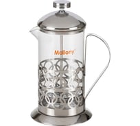 Чайник/кофейник Mallony кофе-пресс OLIMPIA T046-600ML из жаропрочного стекла 600 мл из нержавеющей стали 950137
