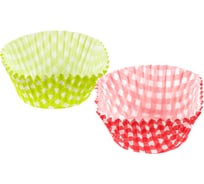 Круглая бумажная капсула-тарталетка PAPSTAR 25х45 мм с рисунком PS-18797