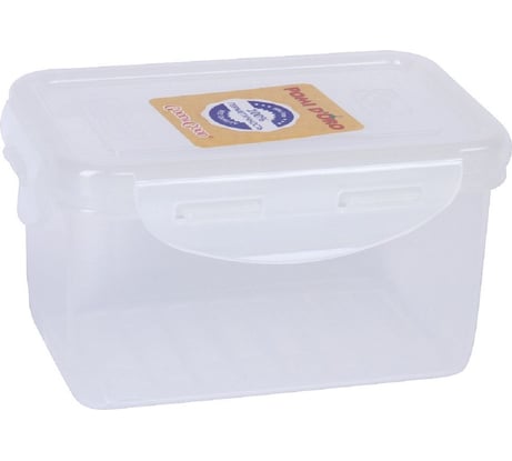 Прямоугольный пластиковый контейнер Pomi d'Oro 0,47 л RUS-575020