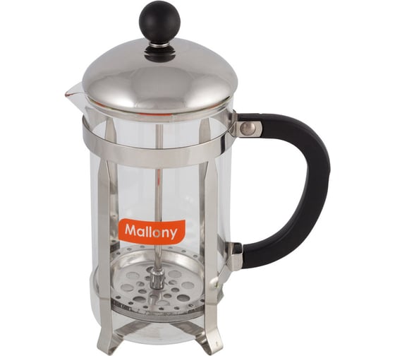 Чайник/кофейник Mallony кофе-пресс Сlassico T002-600ML нержавеющая сталь 950144