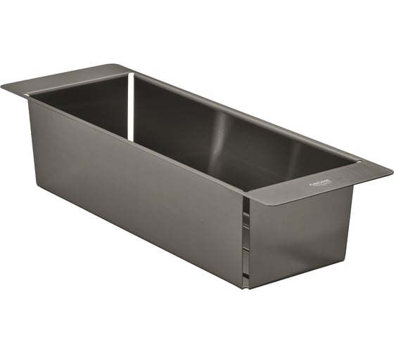 Кухонный дуршлаг многофункциональный Grohe, темный графит, матовый 40852AL0