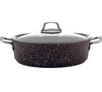Алюминиевая жаровня КАТЮША Модус 30 см, 4.8 л, черный гранит 5031-300-2