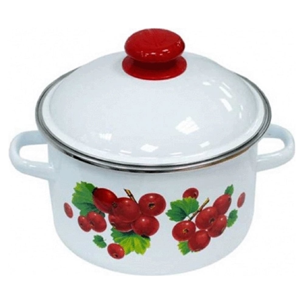 Купить Белую Эмалированную Кастрюлю