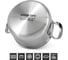 Кастрюля Pomi d'Oro с крышкой 20 см 3,5 л P595728 Maestro 4