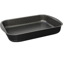 Противень КАТЮША Галант алюминий 35x25 см, черный/серый полихром Пр-35ЧСП